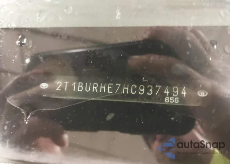 2017 Toyota Corolla Le from USA, damaged, VIN 2T1BURHE7HC937494